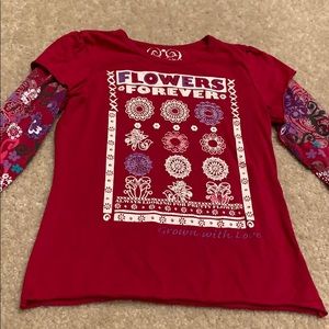 Girls Graphic Long Sleeve Shirt